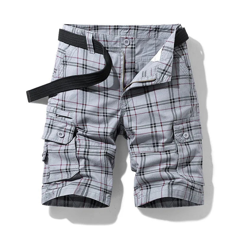 Pantalones cortos cargo elegantes de algodón