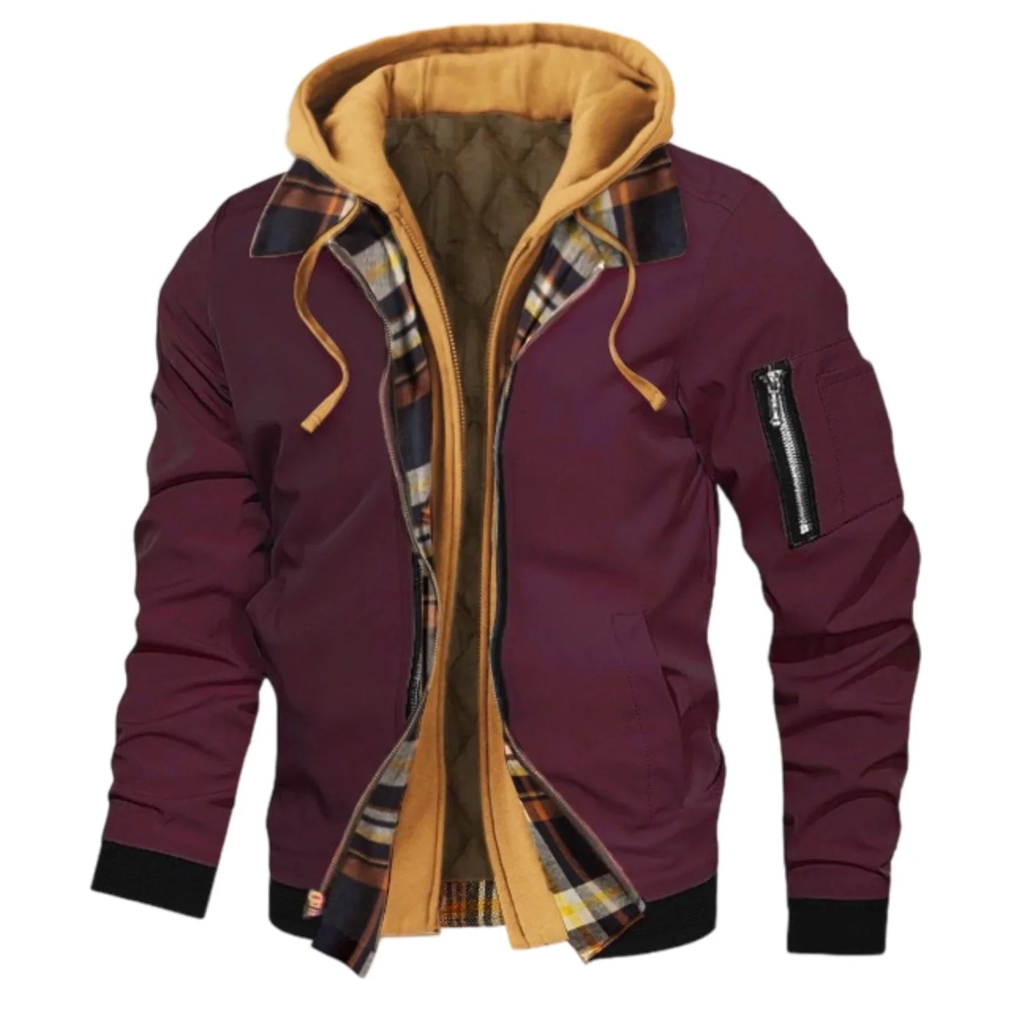 Chaqueta informal con capucha