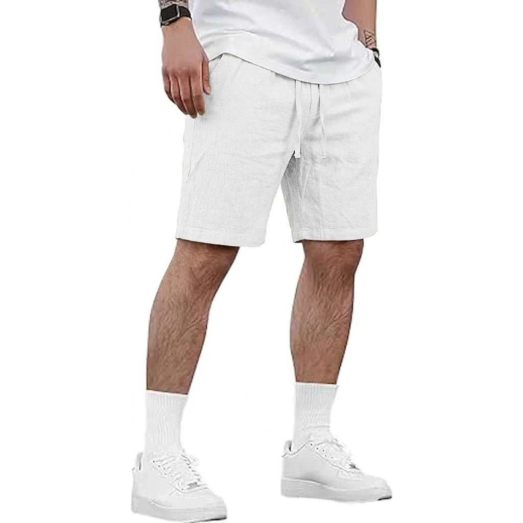 Pantalones cortos de lino para hombre