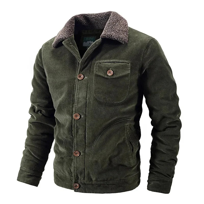 Elegante chaqueta acolchada de algodón