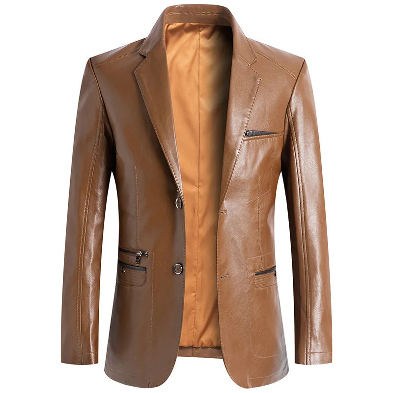 Chaqueta de cuero chic
