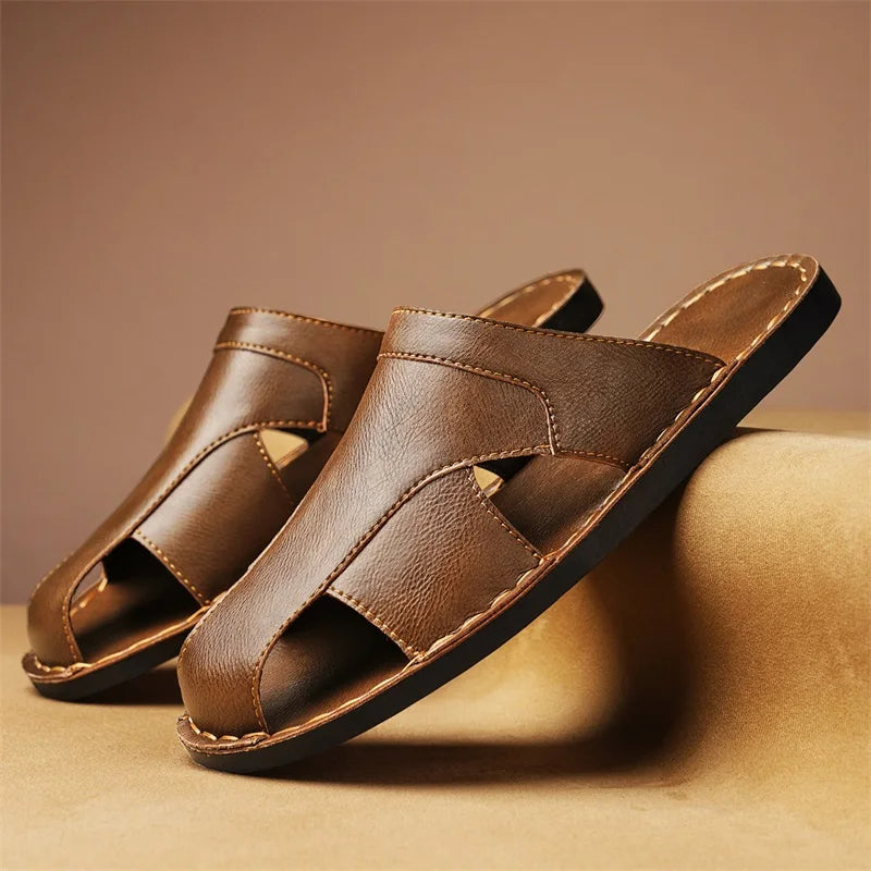 Sandalias de cuero de alta calidad