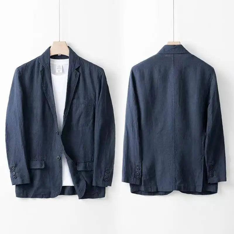 Elegante chaqueta de lino