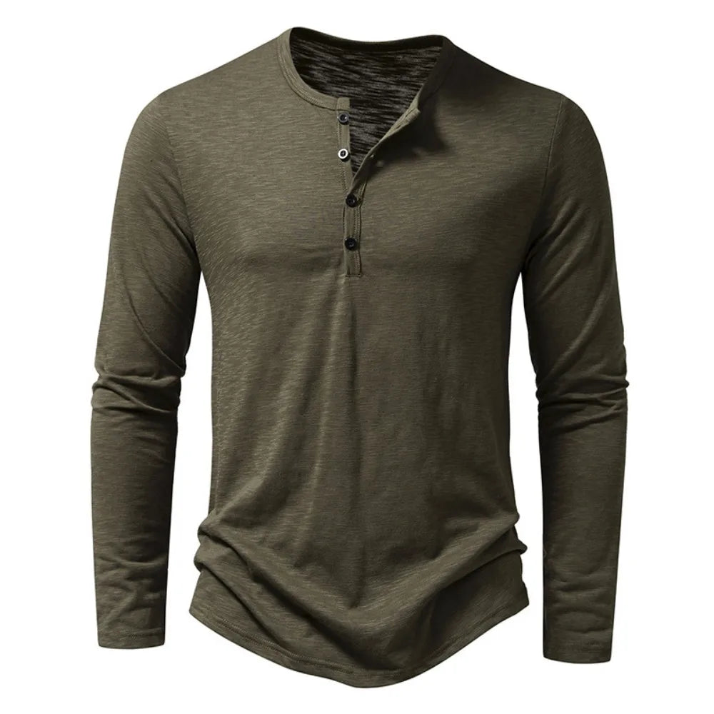 Polo de algodón de manga larga