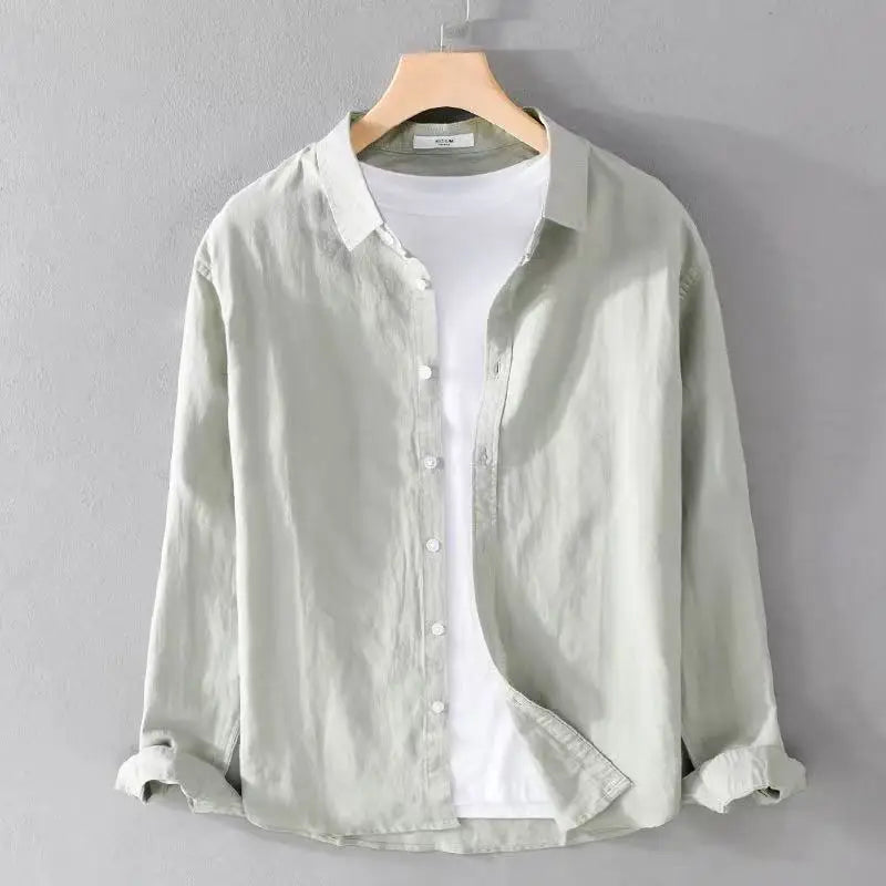 Elegante camisa de algodón