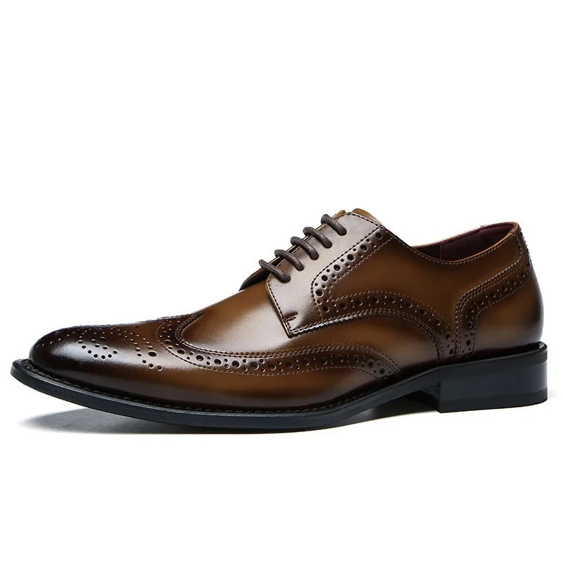 Zapatos Oxford de piel de primera calidad
