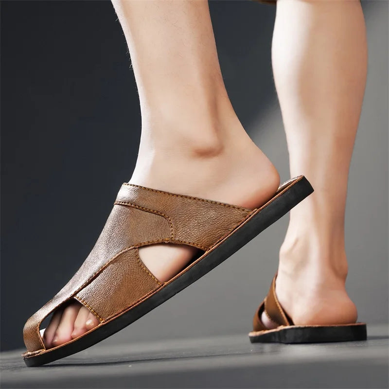 Sandalias de cuero de alta calidad