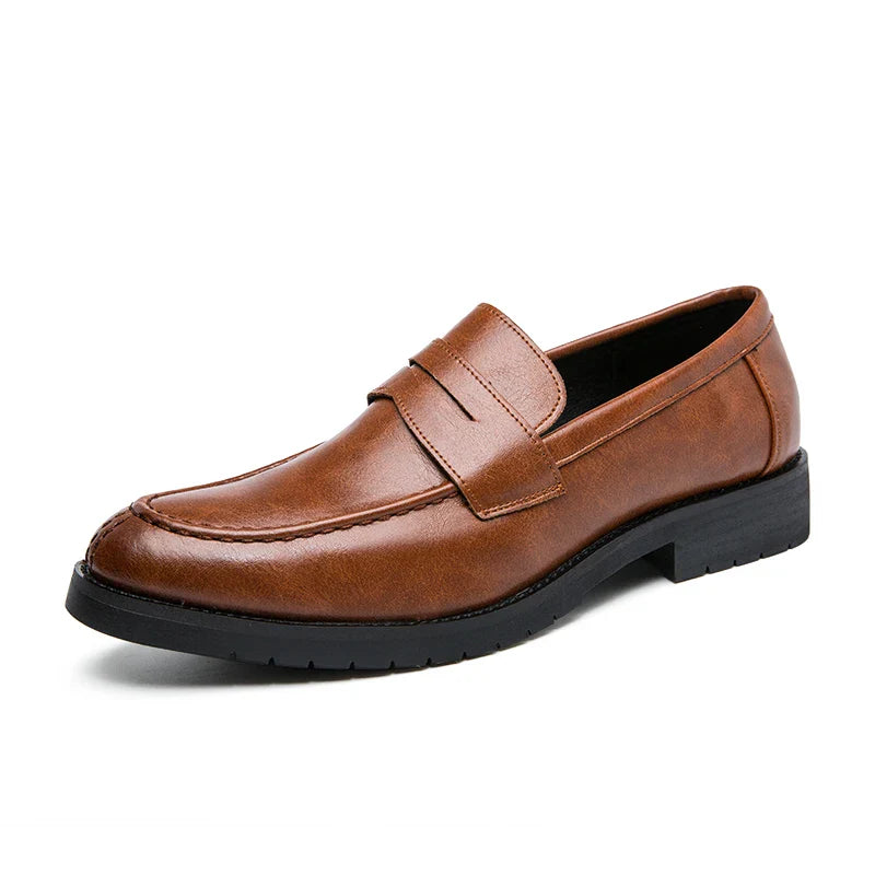 Mocasines informales de cuero