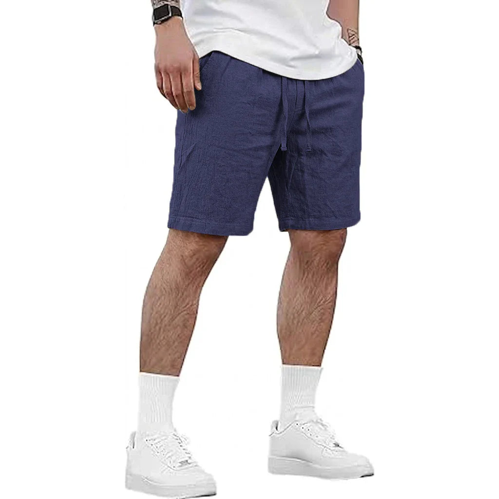 Pantalones cortos de lino para hombre