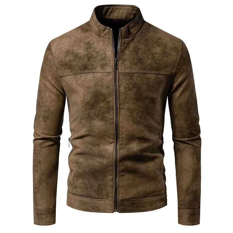 Chaqueta de piel gruesa