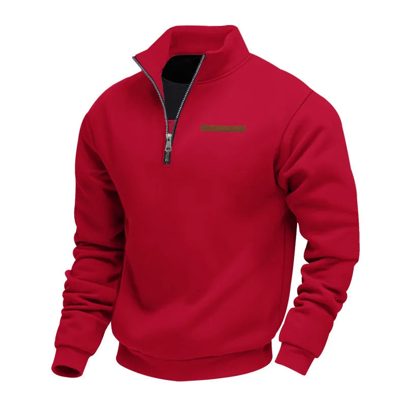 Jersey casual con cremallera