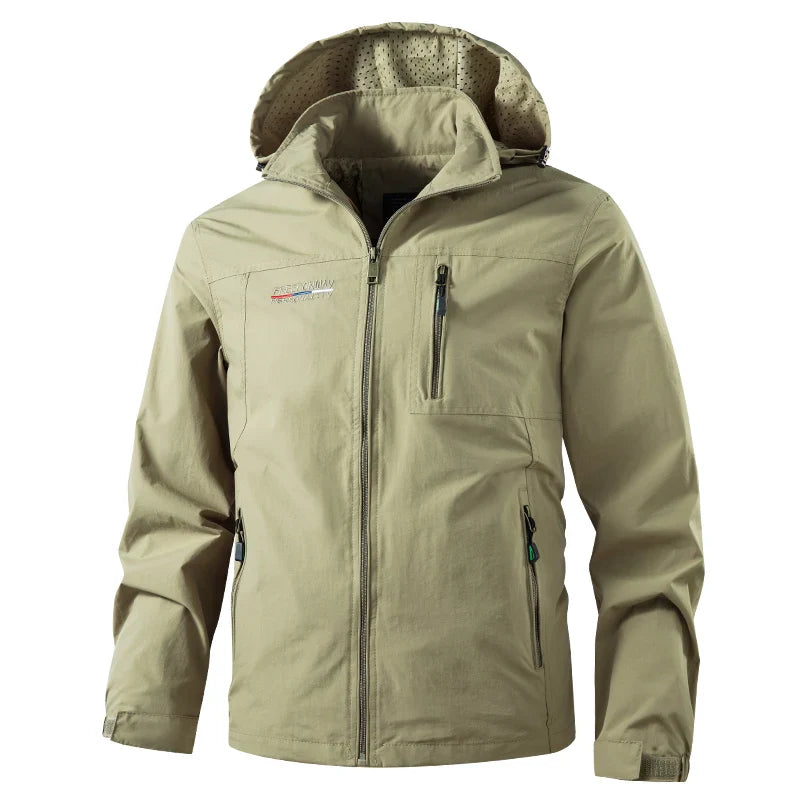 Chaqueta elegante e impermeable