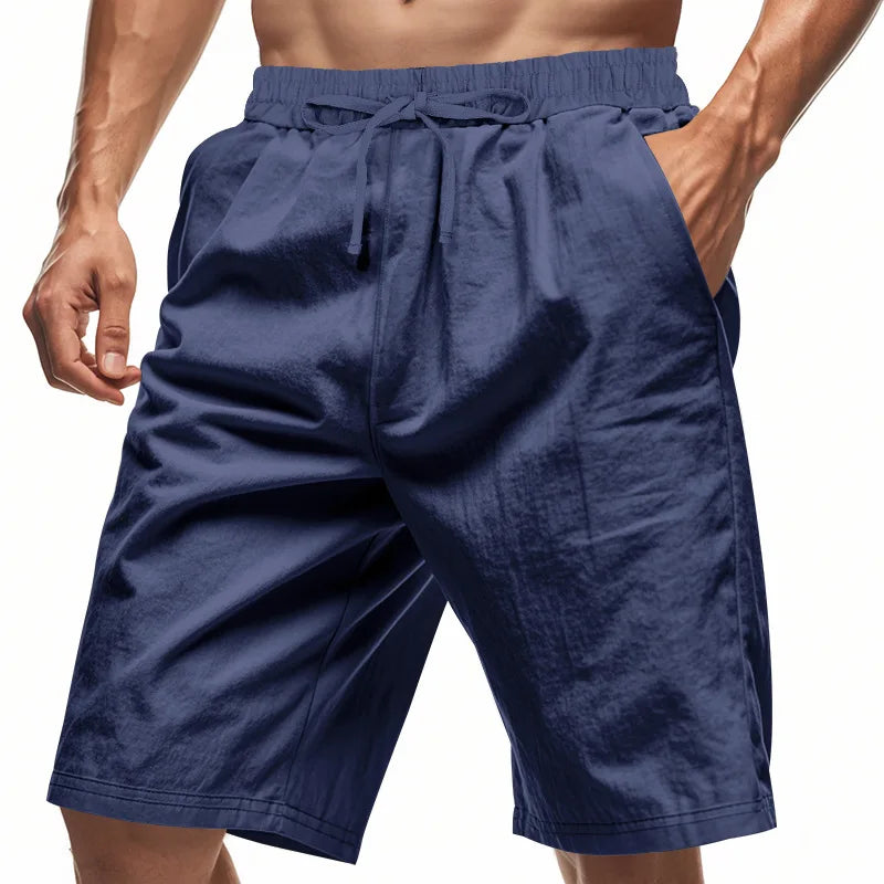 Pantalones cortos de verano de lino elegantes