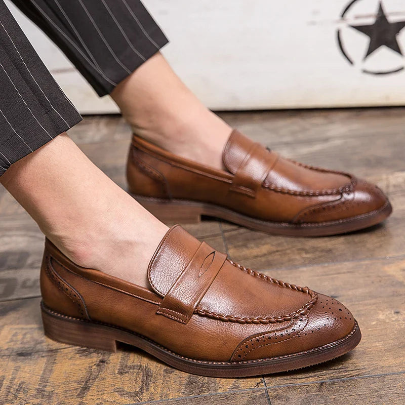 Mocasines de piel Chic