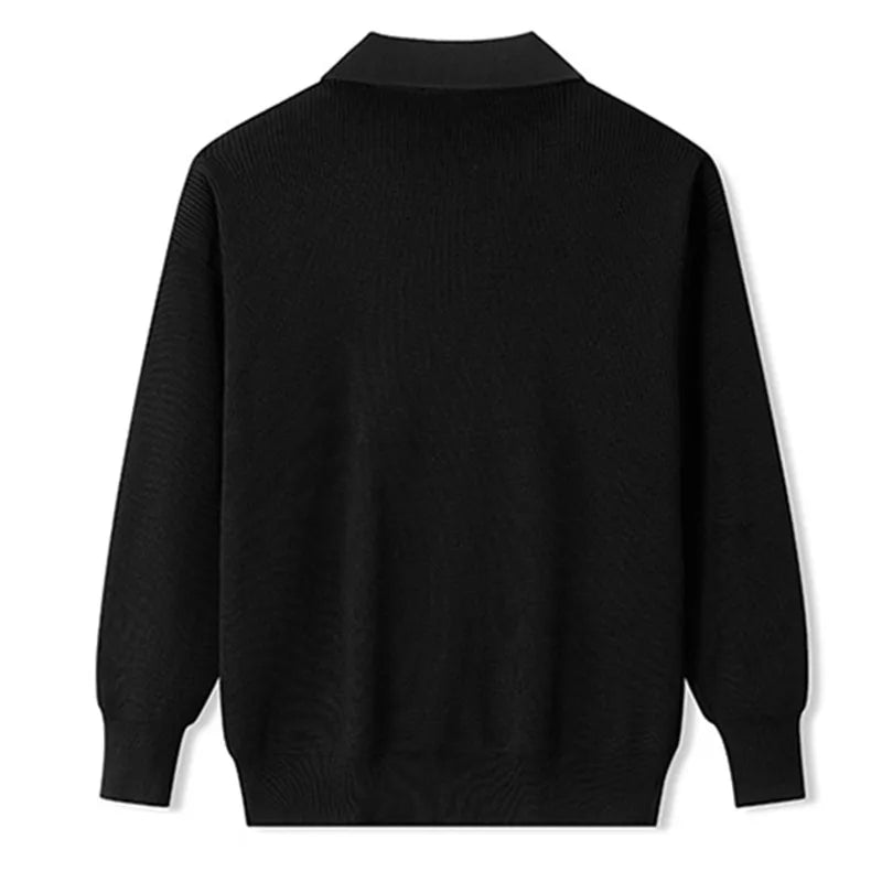 Elegante jersey de punto con cremallera