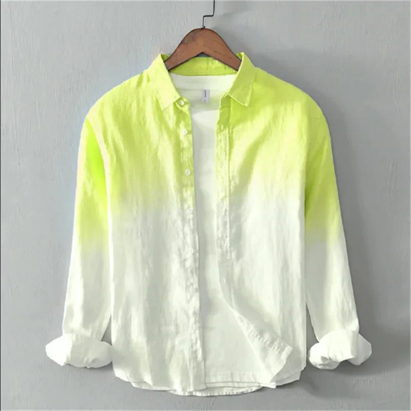 Elegante camisa de colores