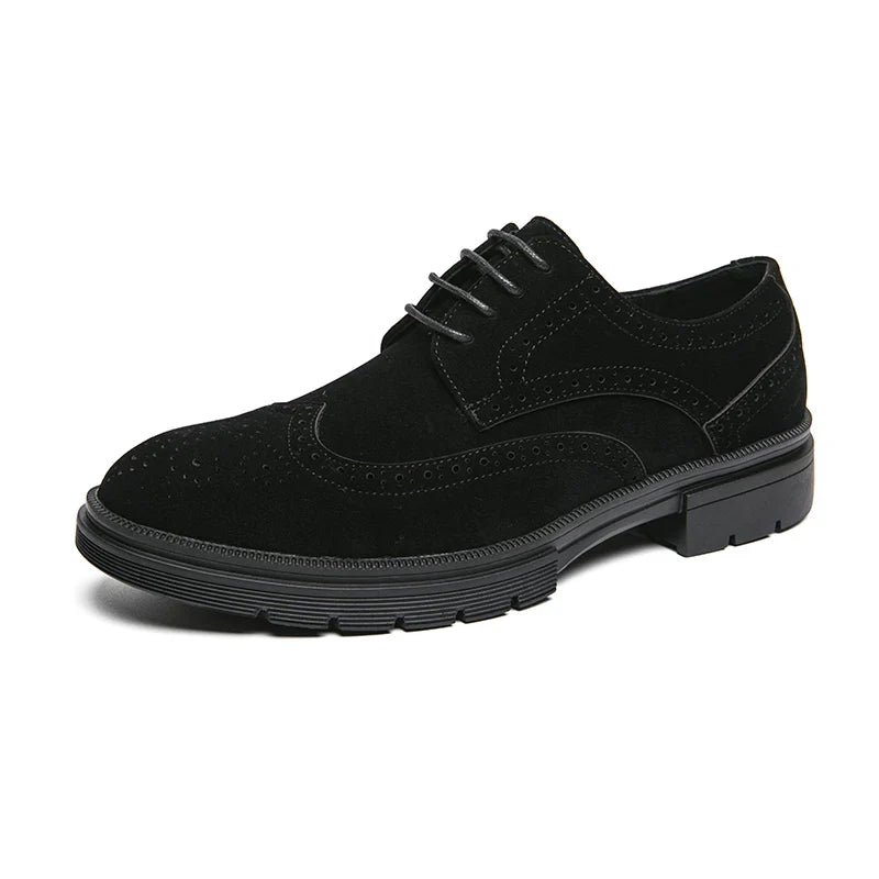 Zapatos de negocios de gamuza