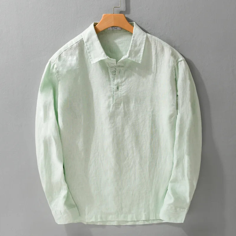 Elegante camisa de lino