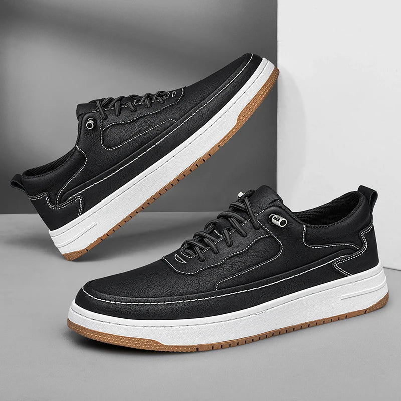 Elegantes zapatos de piel