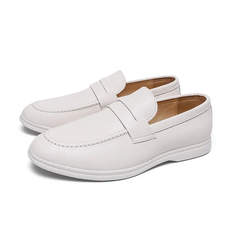 Mocasines de piel elegantes para oficina