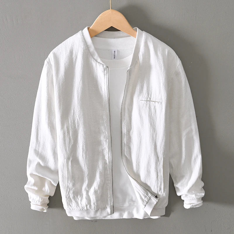 Chaqueta de lino italiano