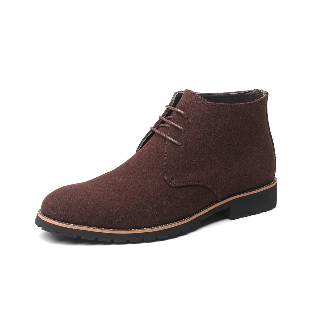 Elegantes botas de piel