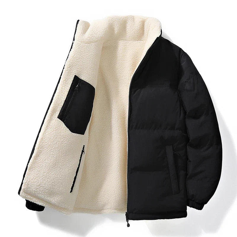 Elegante chaqueta reversible