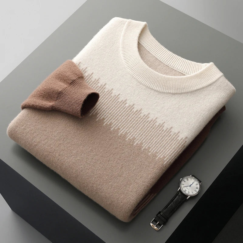 Jersey de lana merino para hombre