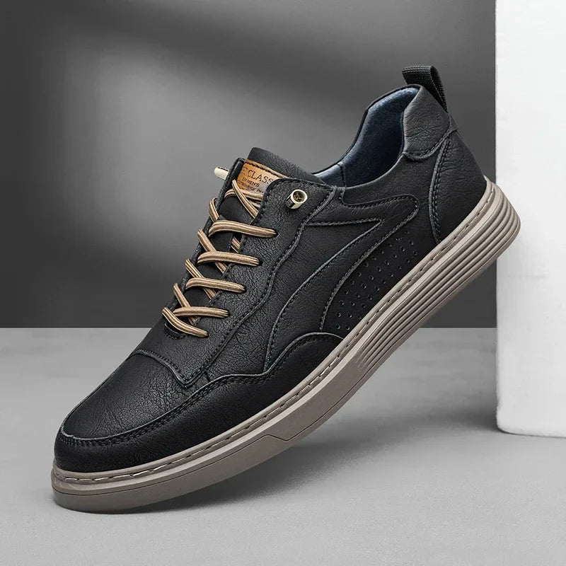 Elegantes zapatos de piel