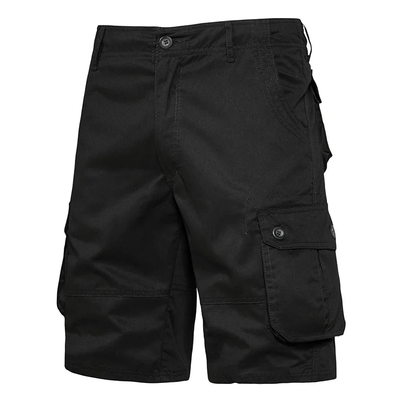 Pantalones cortos multibolsillos para hombre