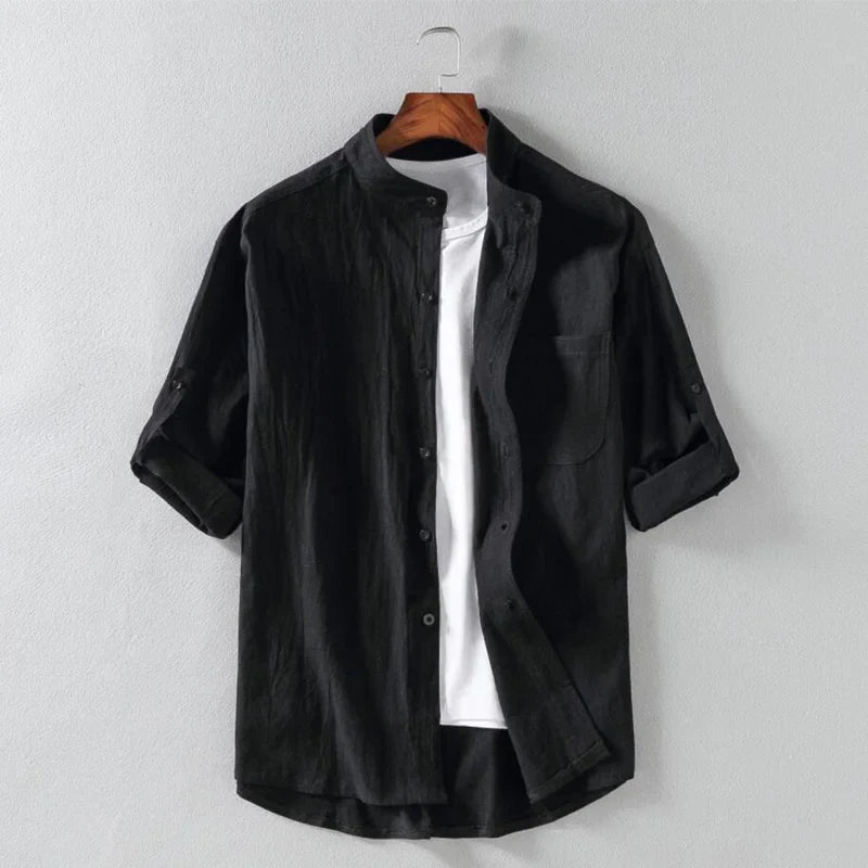 Camisa casual de lino
