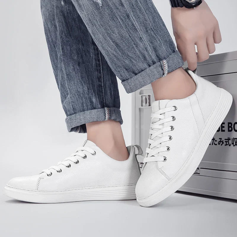Elegantes zapatos de piel