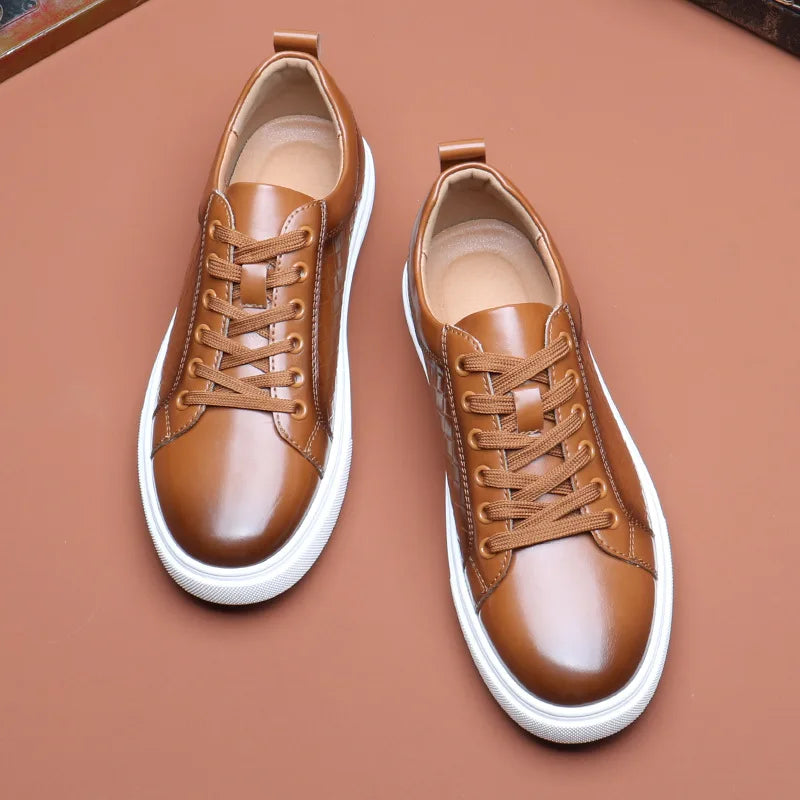 Zapatos casuales de cuero