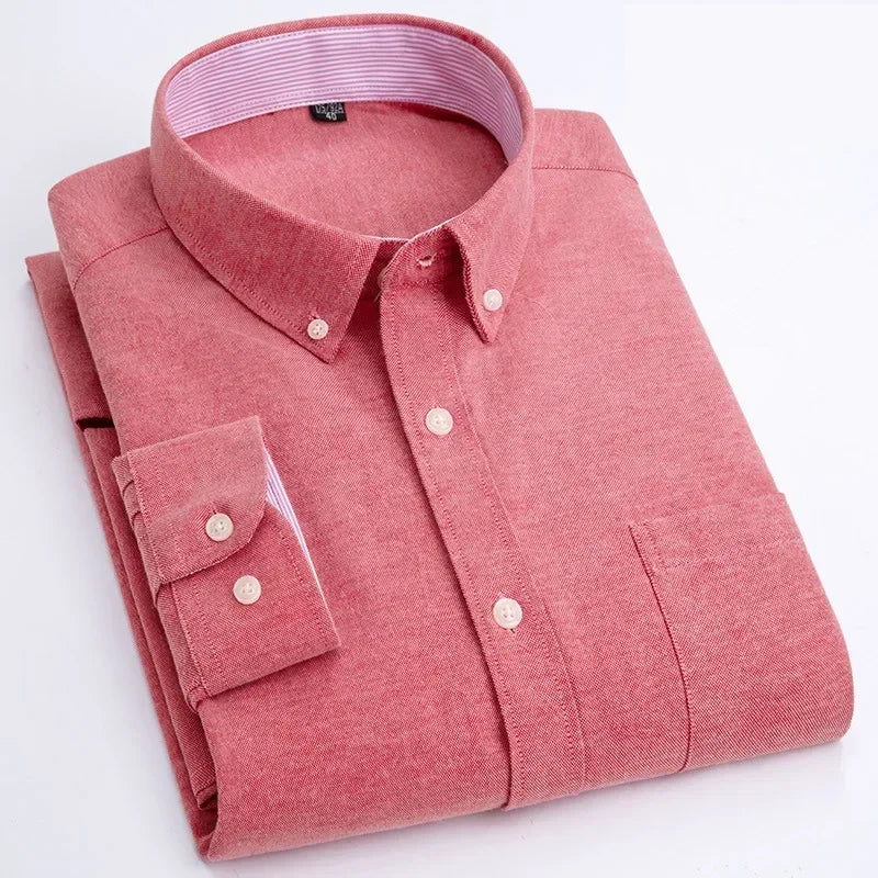 Camisa de algodón de manga larga