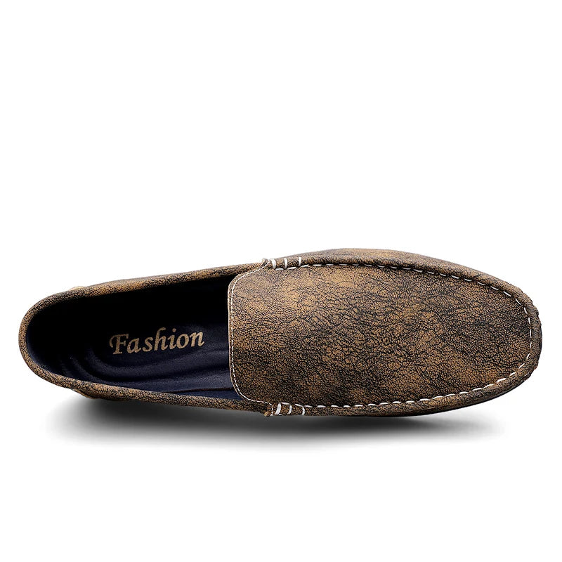 Mocasines de cuero elegantes para conducir