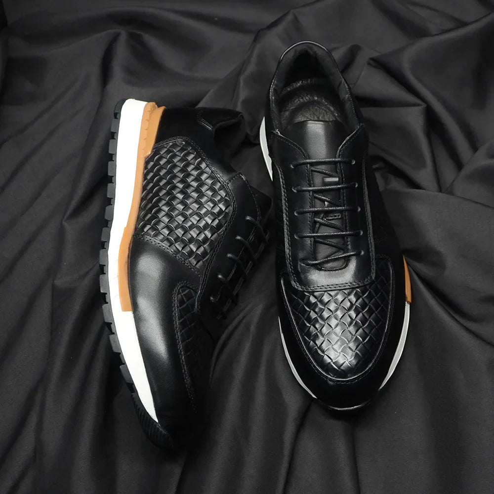 Elegantes zapatos de piel