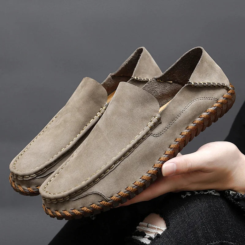 Mocasines informales de cuero