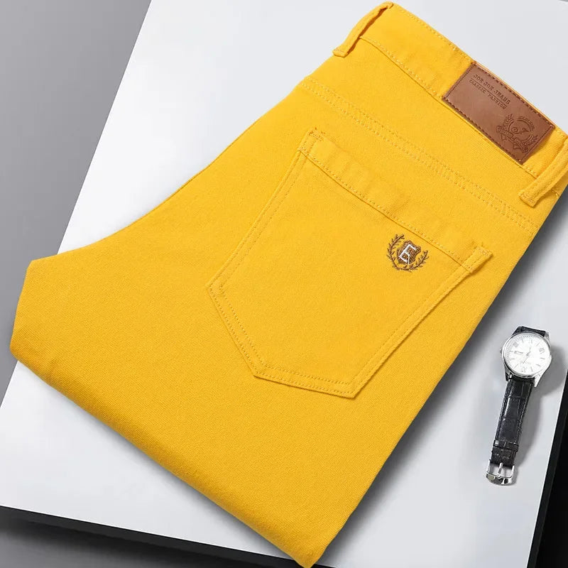 Elegantes vaqueros elásticos de denim