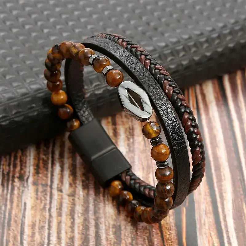Elegante pulsera para hombre