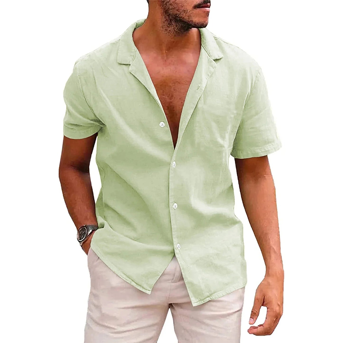 Elegante camisa de verano