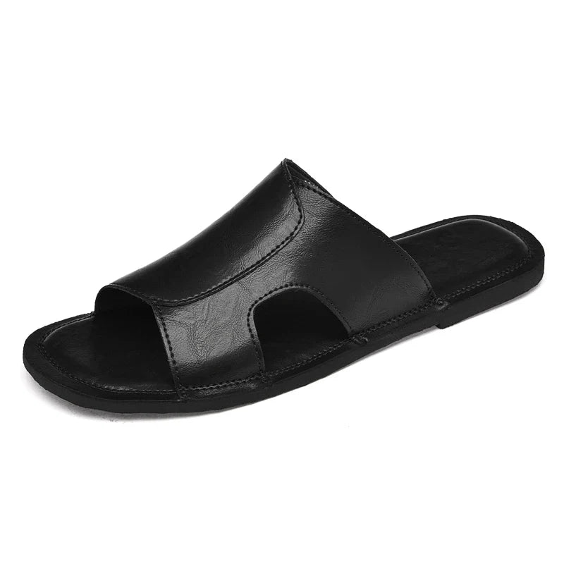 Zapatillas de cuero elegantes para hombre