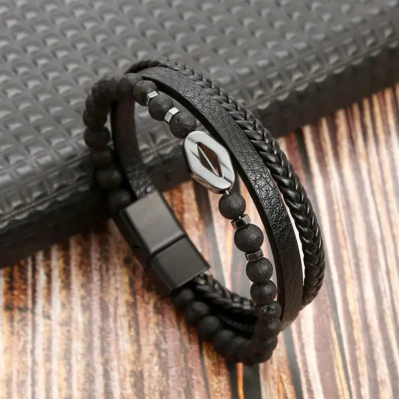 Elegante pulsera para hombre