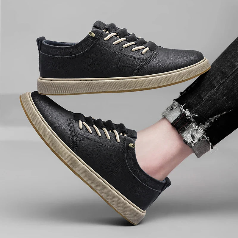 Elegantes zapatos de piel