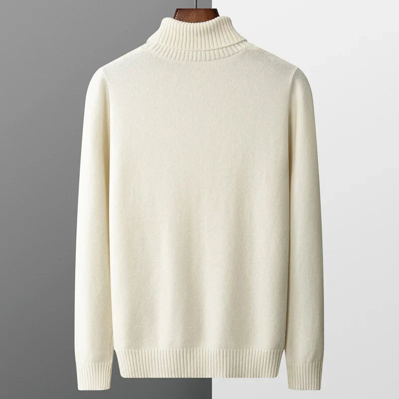 Jersey de cuello alto de lana Saint-Tropez