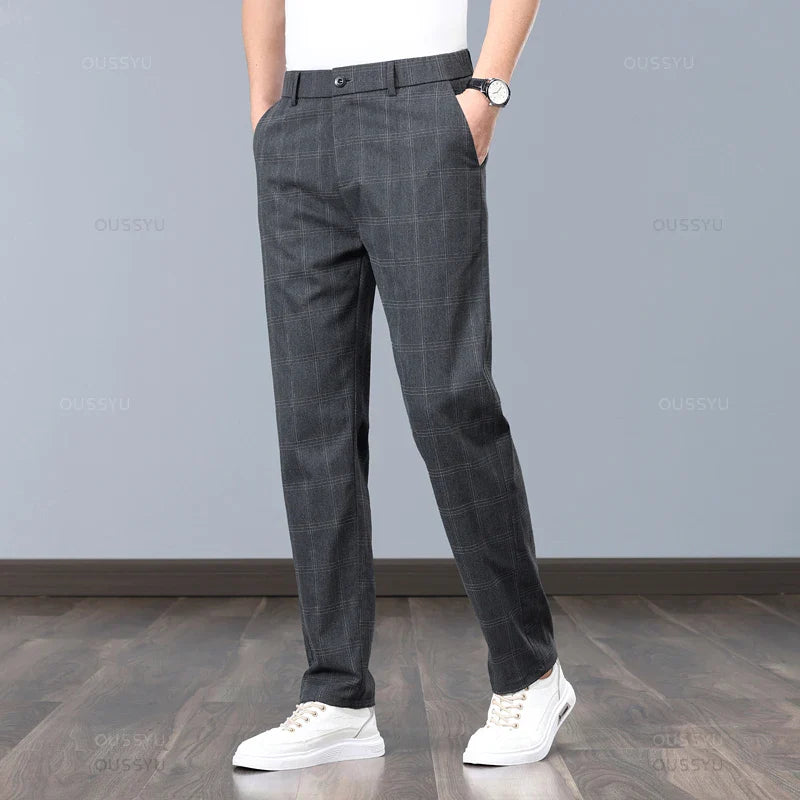 Pantalones de cuadros clásicos