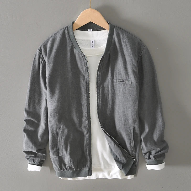 Chaqueta de lino italiano