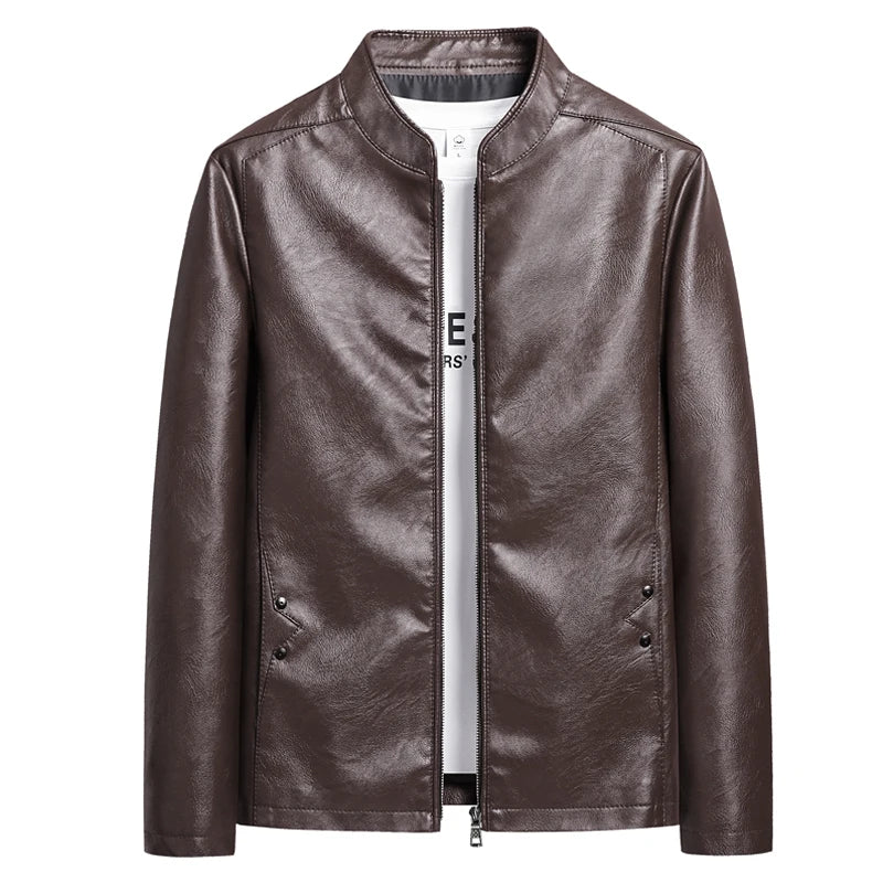 Chaqueta de cuero de estilo ejecutivo