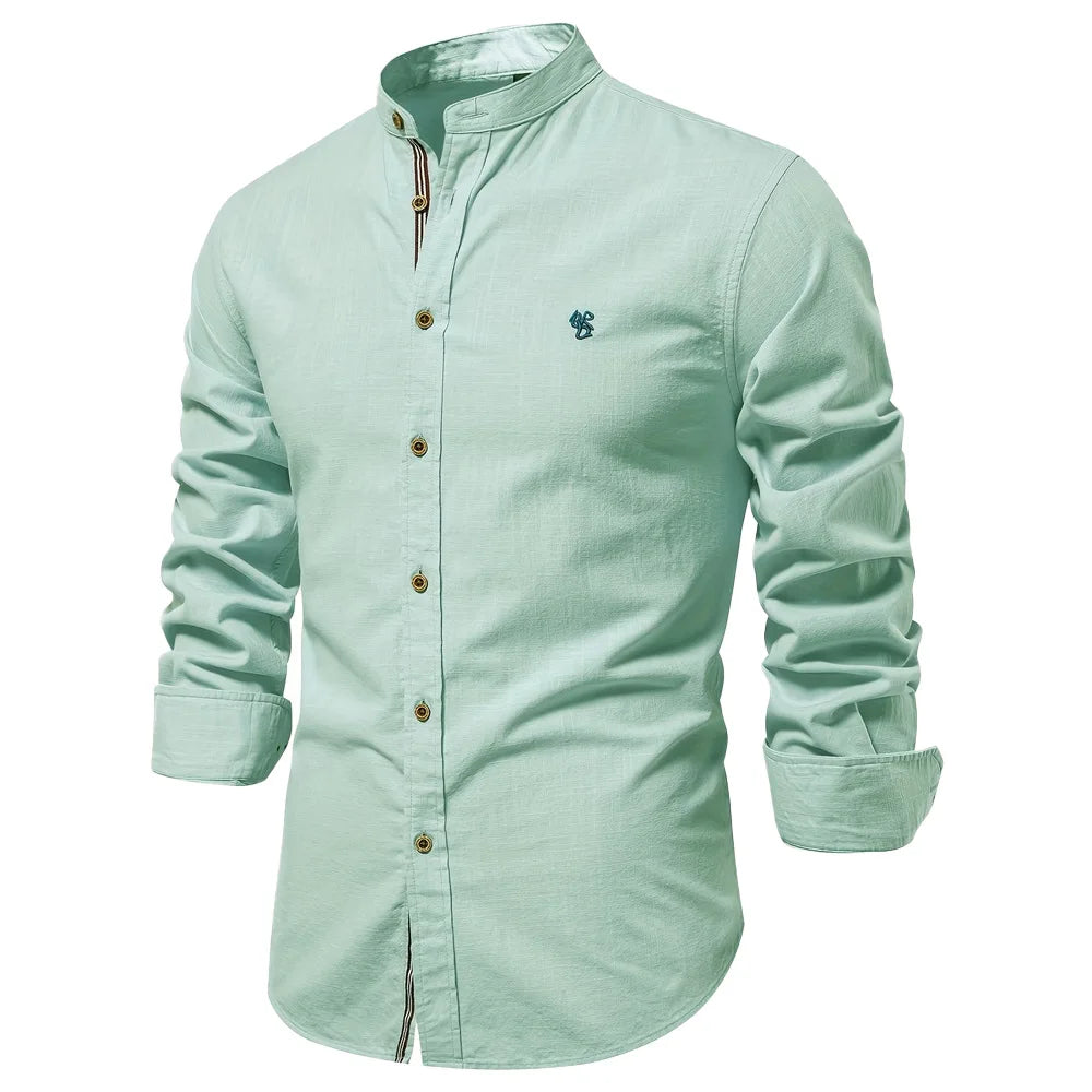 Elegante camisa de lino