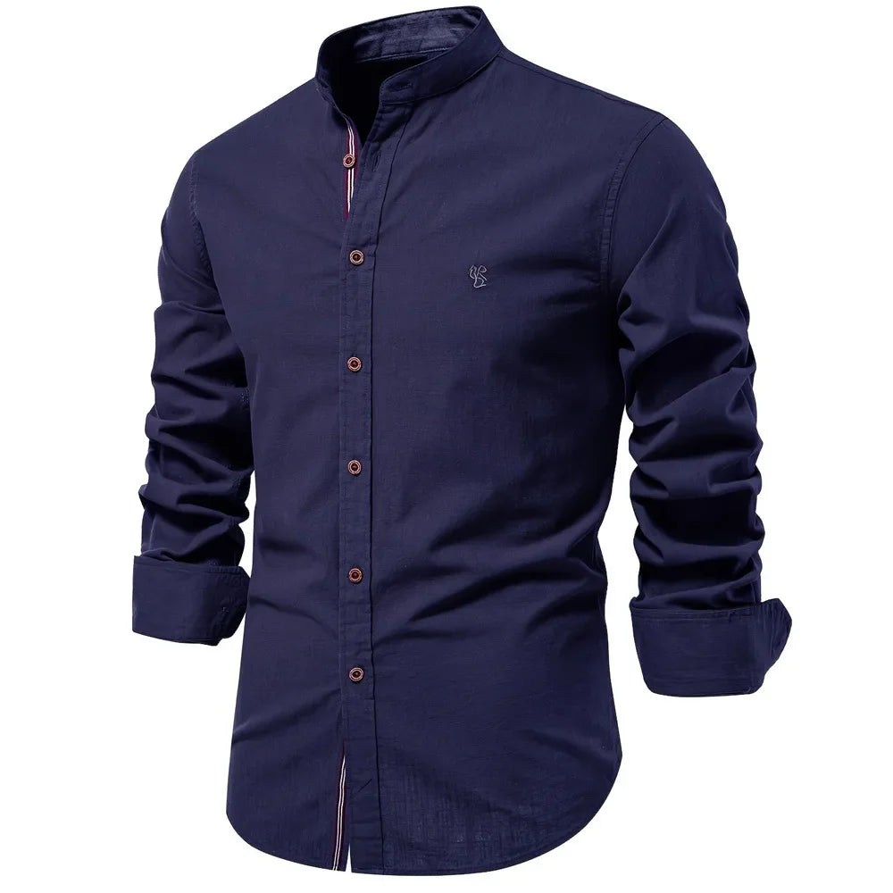 Elegante camisa de lino