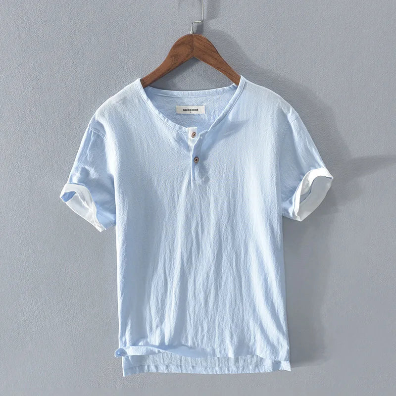 Camisa de verano elegante de algodón